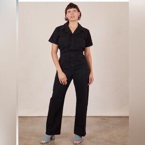 Big Bud Press Short Sleeve Jumpsuit- Basic Black